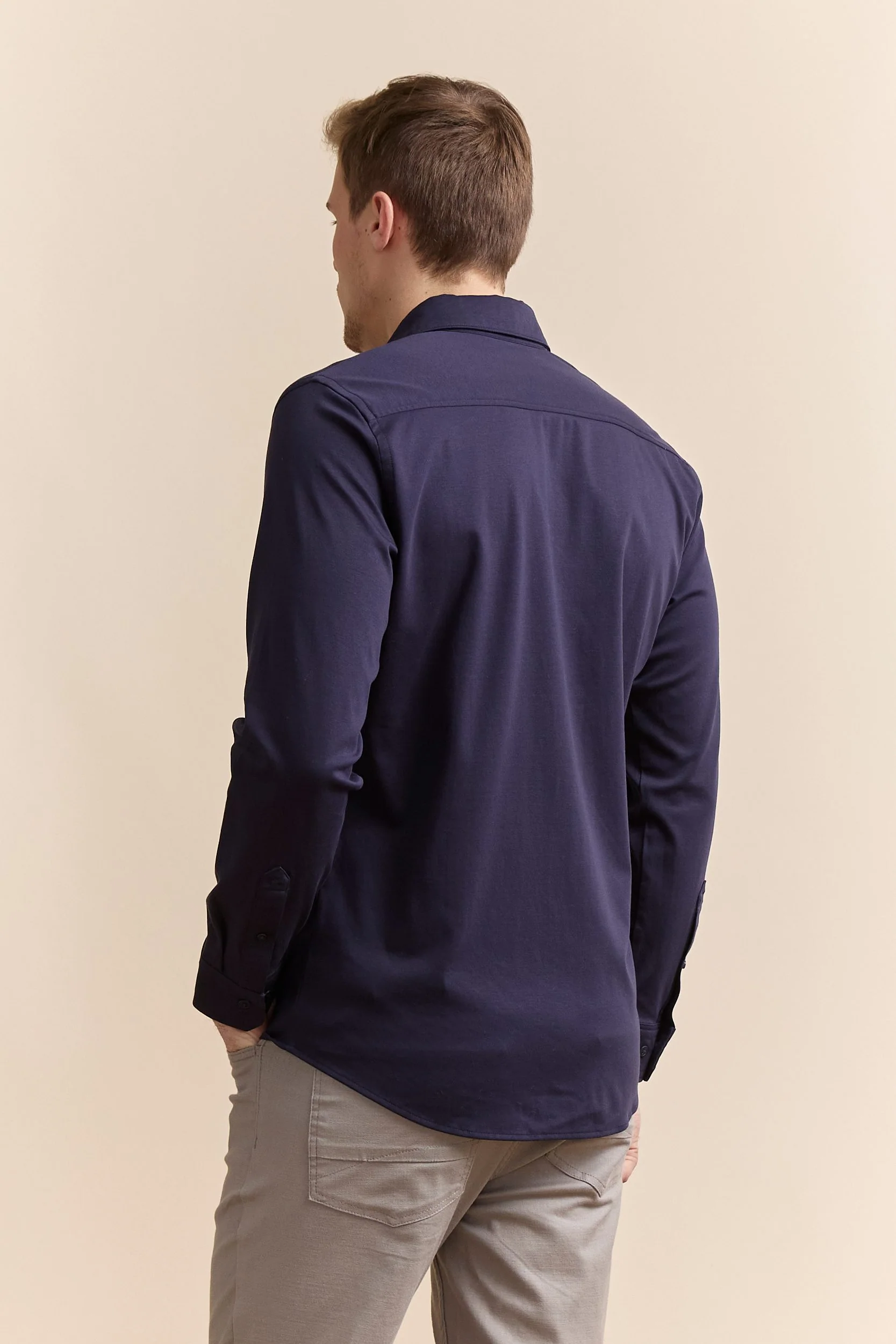 Mercerized cotton jersey shirt - Image 3