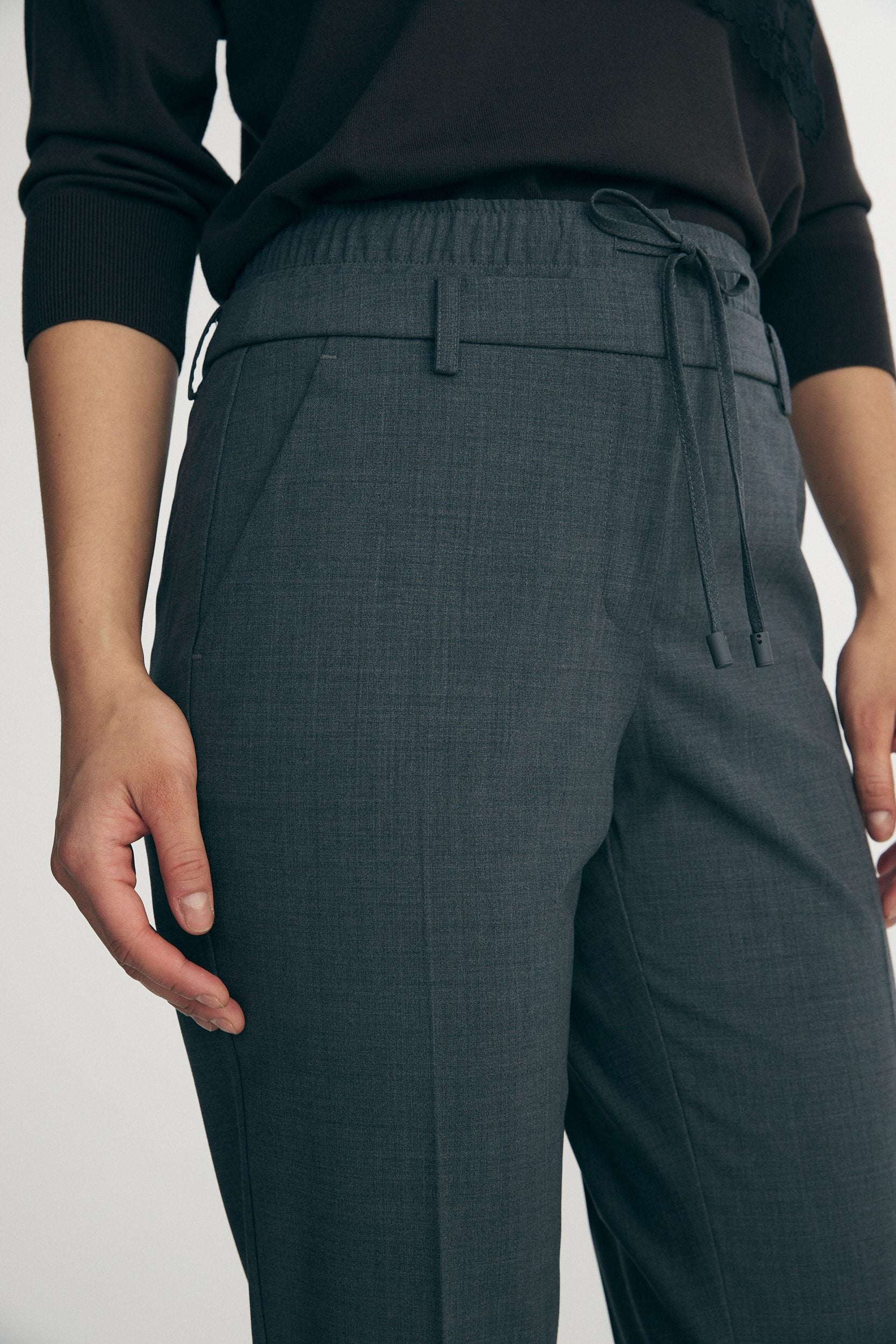 Pants with double waistband - Image 4