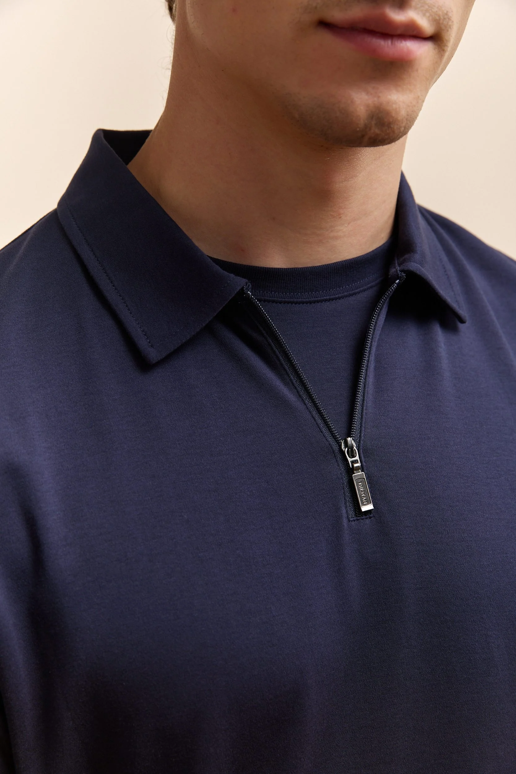 Pima cotton long sleeves polo - Image 12