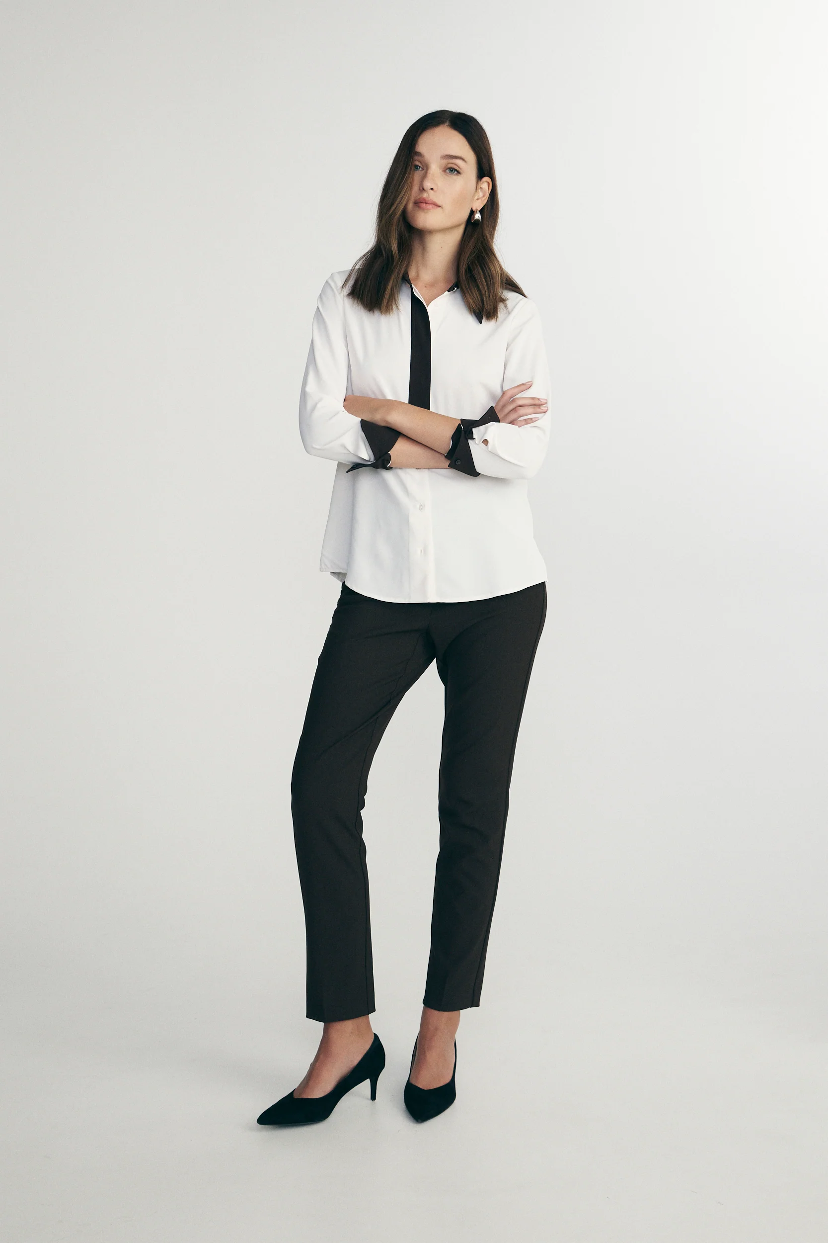 Regular shirt with long plaket - Image 4