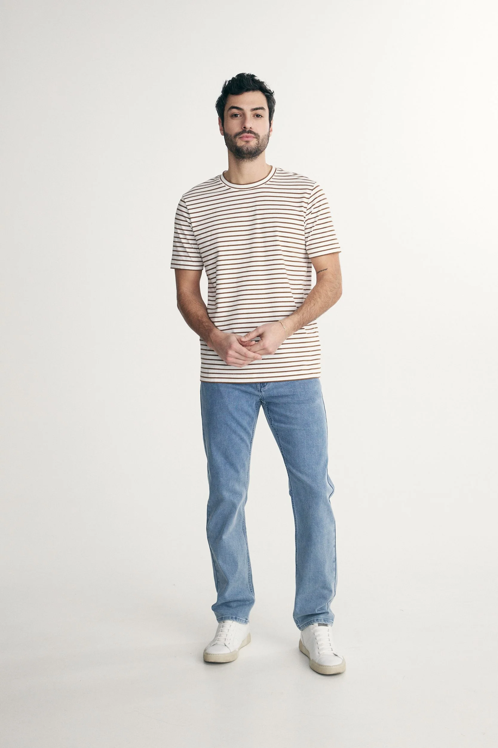 Striped crew neck t-shirt - Image 3