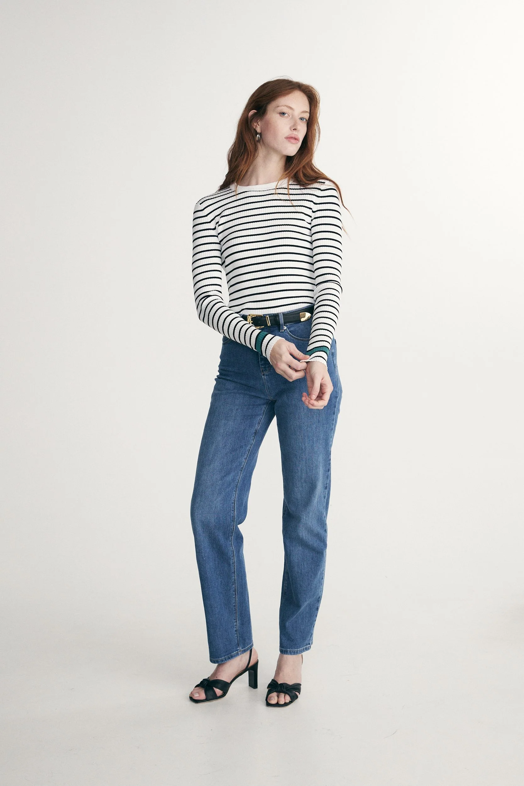 Striped rib sweater - Image 3