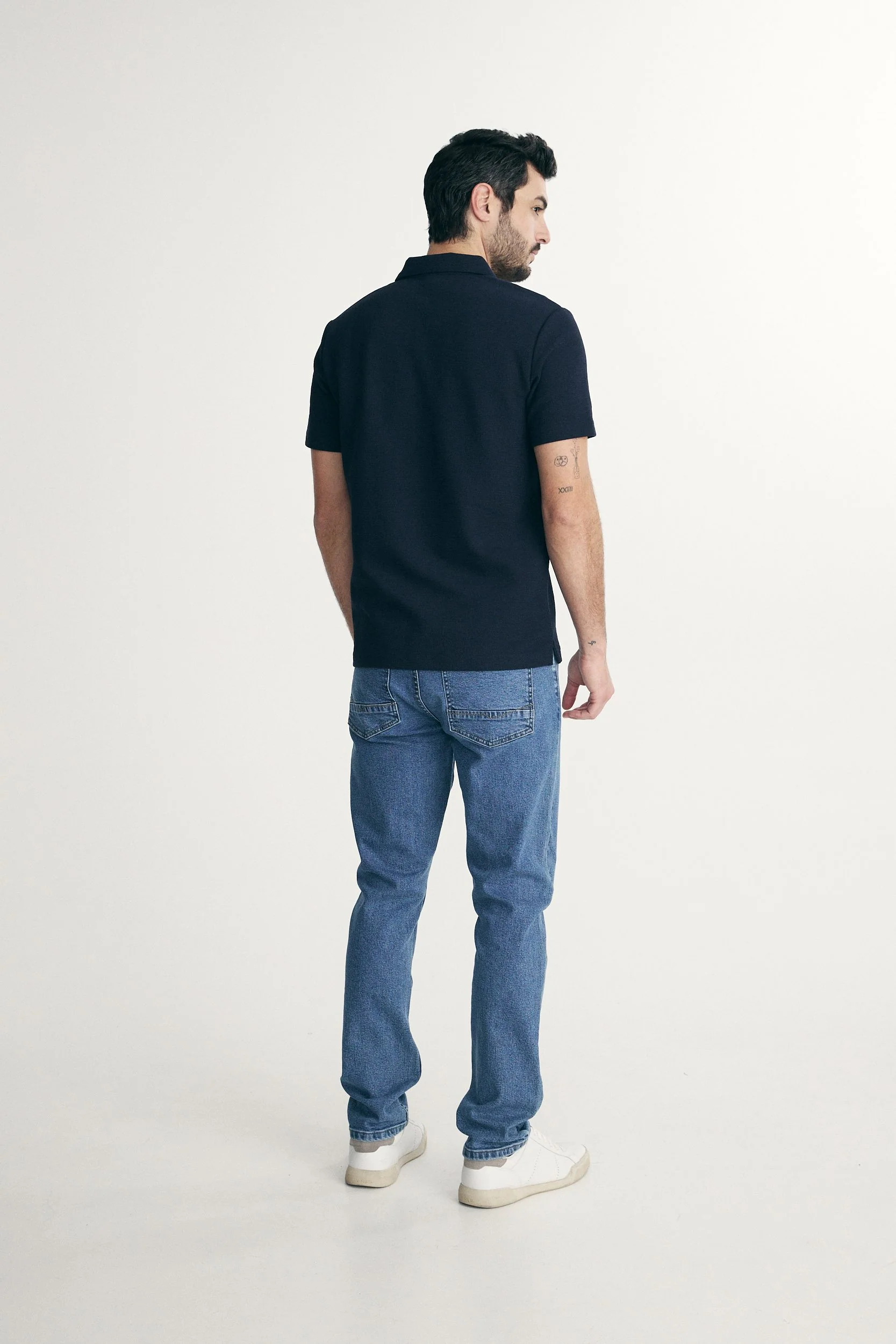 Textured polo - Image 3